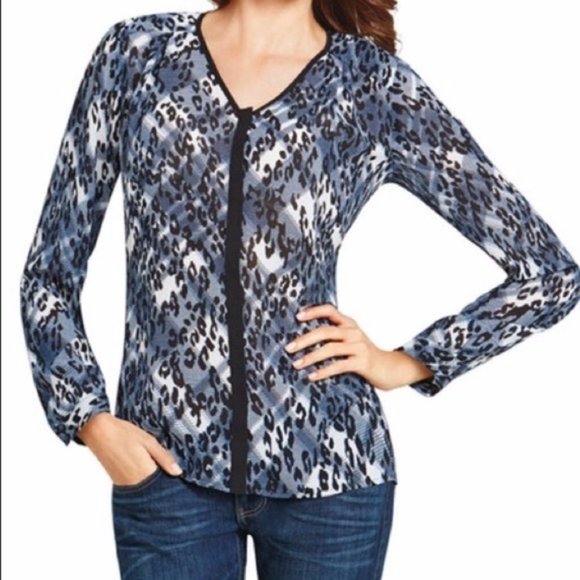 WOT, Sold Out!‎ CAbi Fatale Blouse, Size Small - Picture 1 of 8